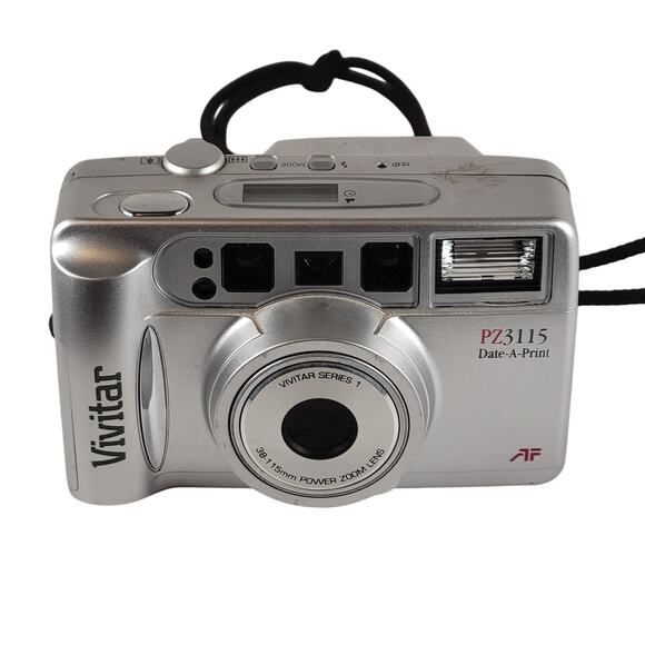 Vivitar PZ3115 35mm Film Camera AF Zoom 38-115mm Point Shoot Tested - Picture 4 of 15